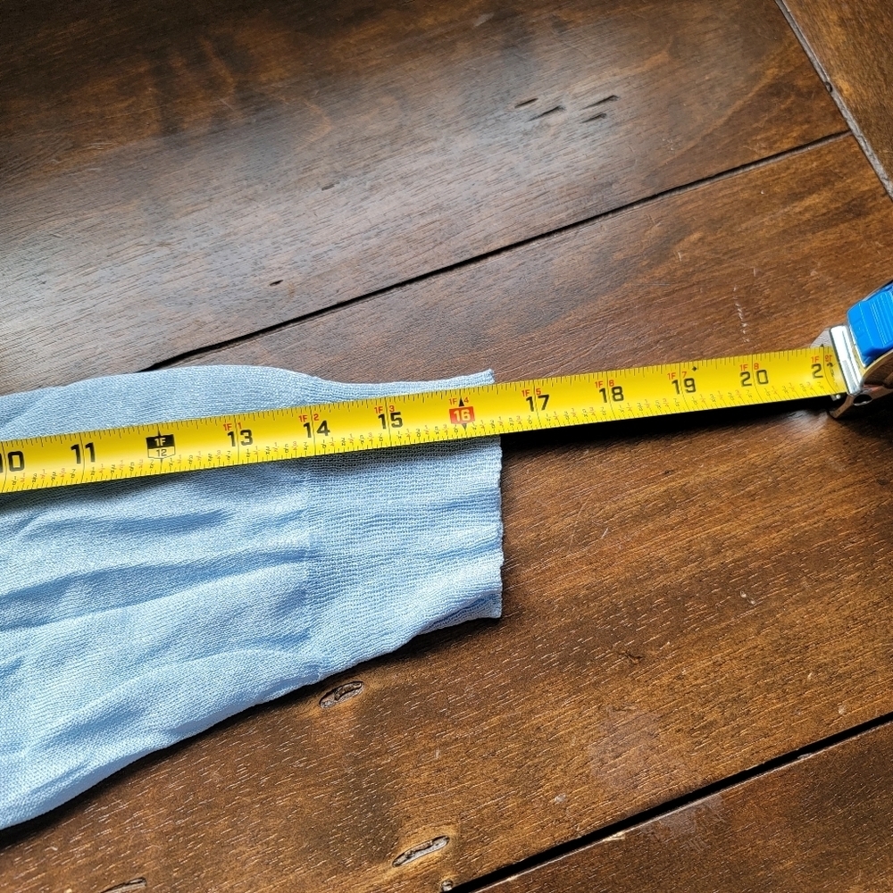 Talbots 2-Piece Ruffle Tank Shell Cardigan Bundle sz 2XP Light Blue Preppy Chic - Picture 10 of 12